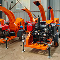 diesel power brush chippers